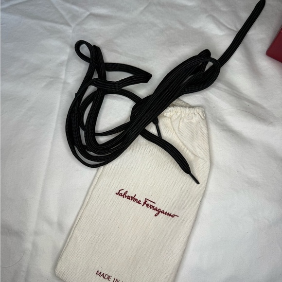 Salvatore Ferragamo black and gold tennis shoes! - Picture 6 of 11